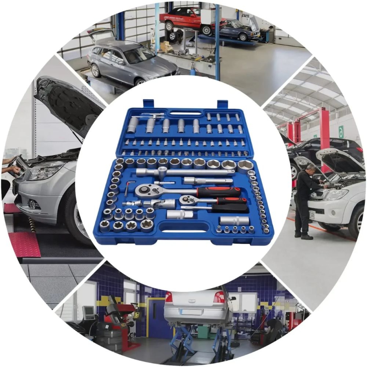 ZX Tools 27272 Καστάνια με Καρυδάκια 1\2" & 1\4" 108τμχ
