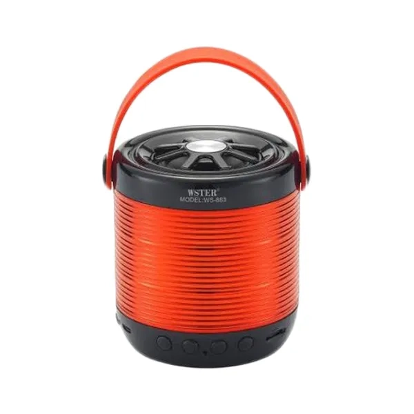 WSTER WS-883 Ηχείο Bluetooth 3W Red