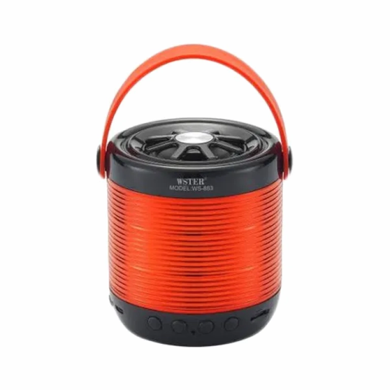 WSTER WS-883 Ηχείο Bluetooth 3W Red