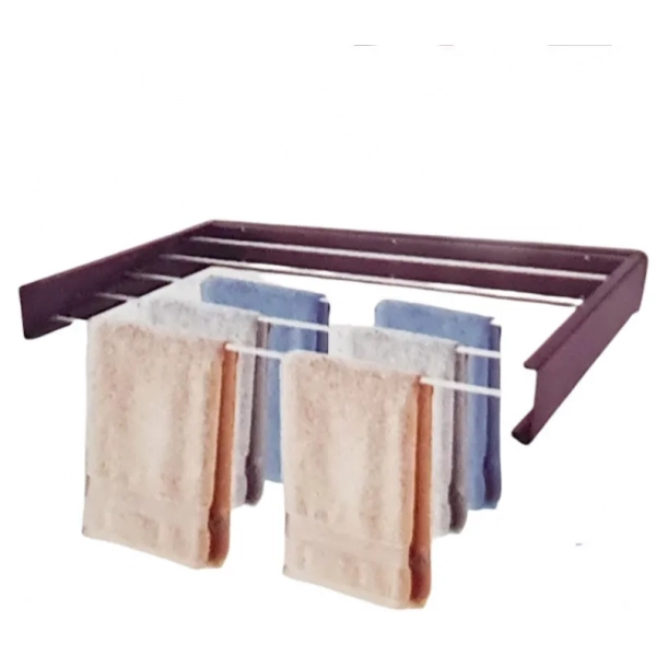Πτυσσόμενη Απλώστρα Βιδωτή από Μέταλλο 80x40cm