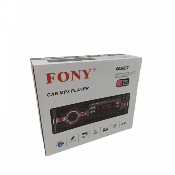 6030BT Ηχοσύστημα Αυτοκινήτου Universal 1DIN (Bluetooth/USB/AUX)