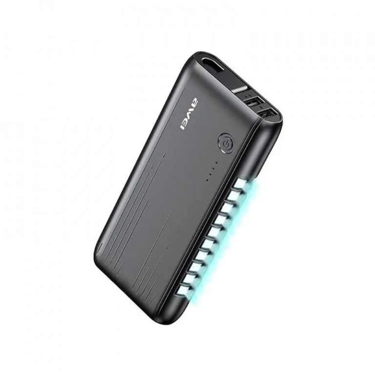 Awei P18K Power Bank - Αποστειρωτής Μαύρο