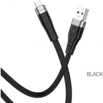 Hoco Flat USB 2.0 to micro USB Cable Μαύρο 1m (X53)
