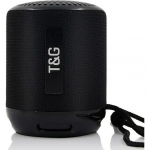T&G TG-129 Ηχείο Bluetooth 5W με Ραδιόφωνο και 3 ώρες Λειτουργίας Black