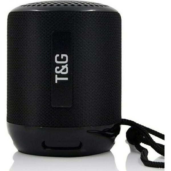 T&G TG-129 Ηχείο Bluetooth 5W με Ραδιόφωνο και 3 ώρες Λειτουργίας Black