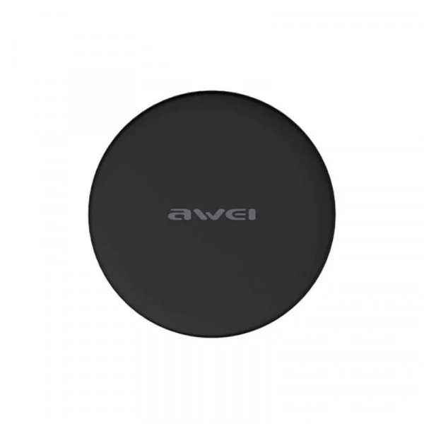 Awei Ασύρματος Φορτιστής (Qi Pad) Μαύρος (W6)