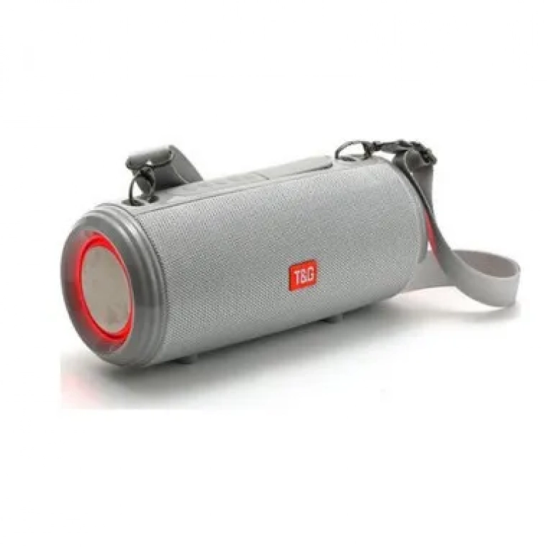 T&G TG537 Αδιάβροχο Ηχείο Bluetooth 10W με Ραδιόφωνο και 2 ώρες Λειτουργίας Silver