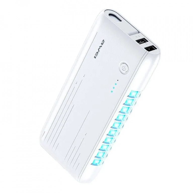 Awei P18K Power Bank - Αποστειρωτής Λευκό