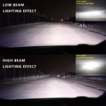 LED Φώτα Αυτοκινήτου με Κάτοπτρο NightEye Plus+ Διπλής Σκάλας H4 6000K 8000LM (2x4000) 50W (2x25W) CAN BUS