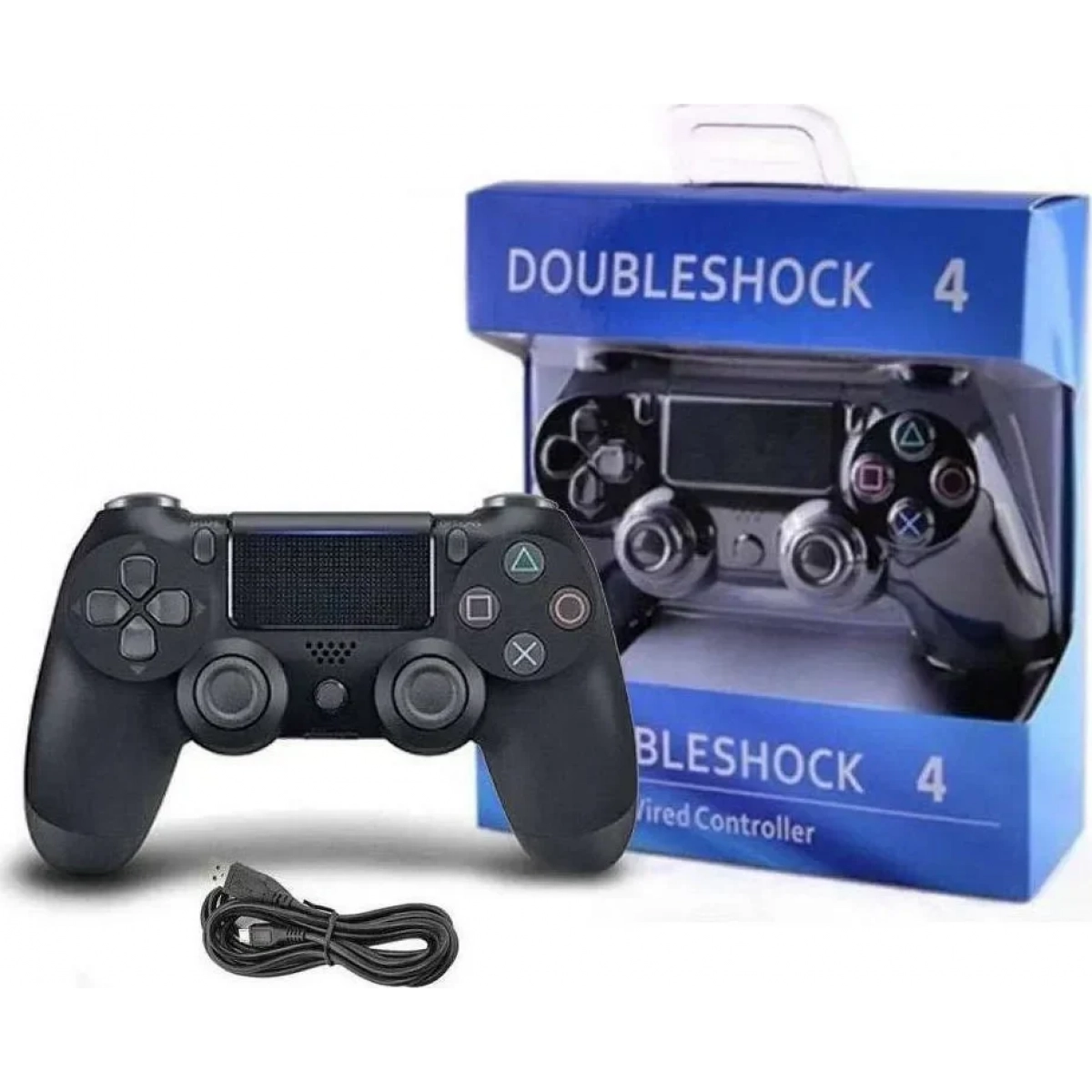 Doubleshock V2 Ασύρματο Gamepad για PS4 Μαύρο - Image 2