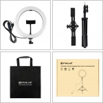 Puluz Ring Light PKT3053B 26cm με Τρίποδο και Βάση για κινητό - Image 2