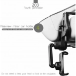 Βάση Κινητού Αυτοκινήτου PS-108650 με Ρυθμιζόμενα Άγκιστρα Μαύρο - Image 5