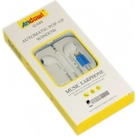 Andowl Q-A49 In-ear Handsfree με Βύσμα Lightning Λευκό - Image 4