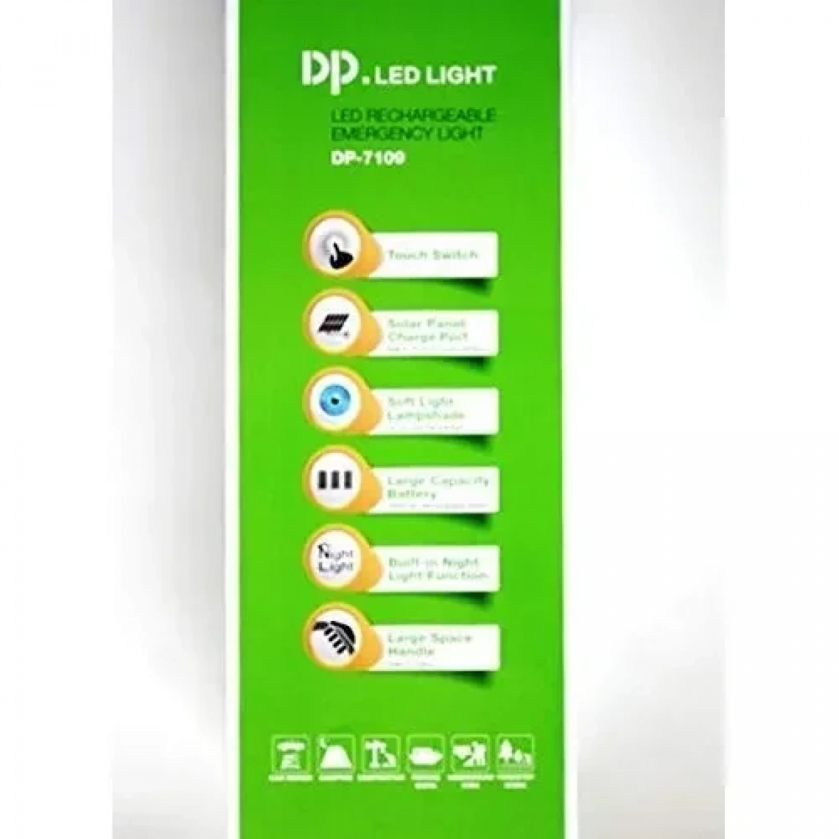 Touch DP-7109 Φωτιστικό Ασφαλείας Επαναφορτιζόμενο