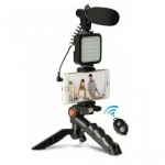 Live Streaming Set AY-49 Μαύρο