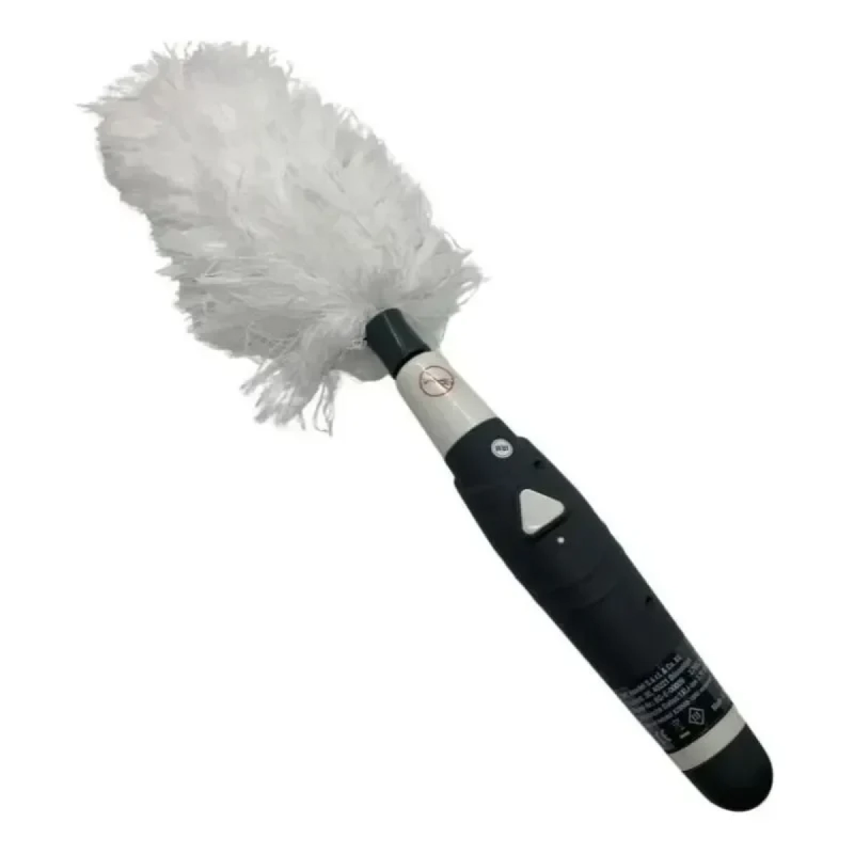 Spin Duster Φτερό Περιστρεφόμενη Συσκευή Ξεσκονίσματος σε λευκό χρώμα