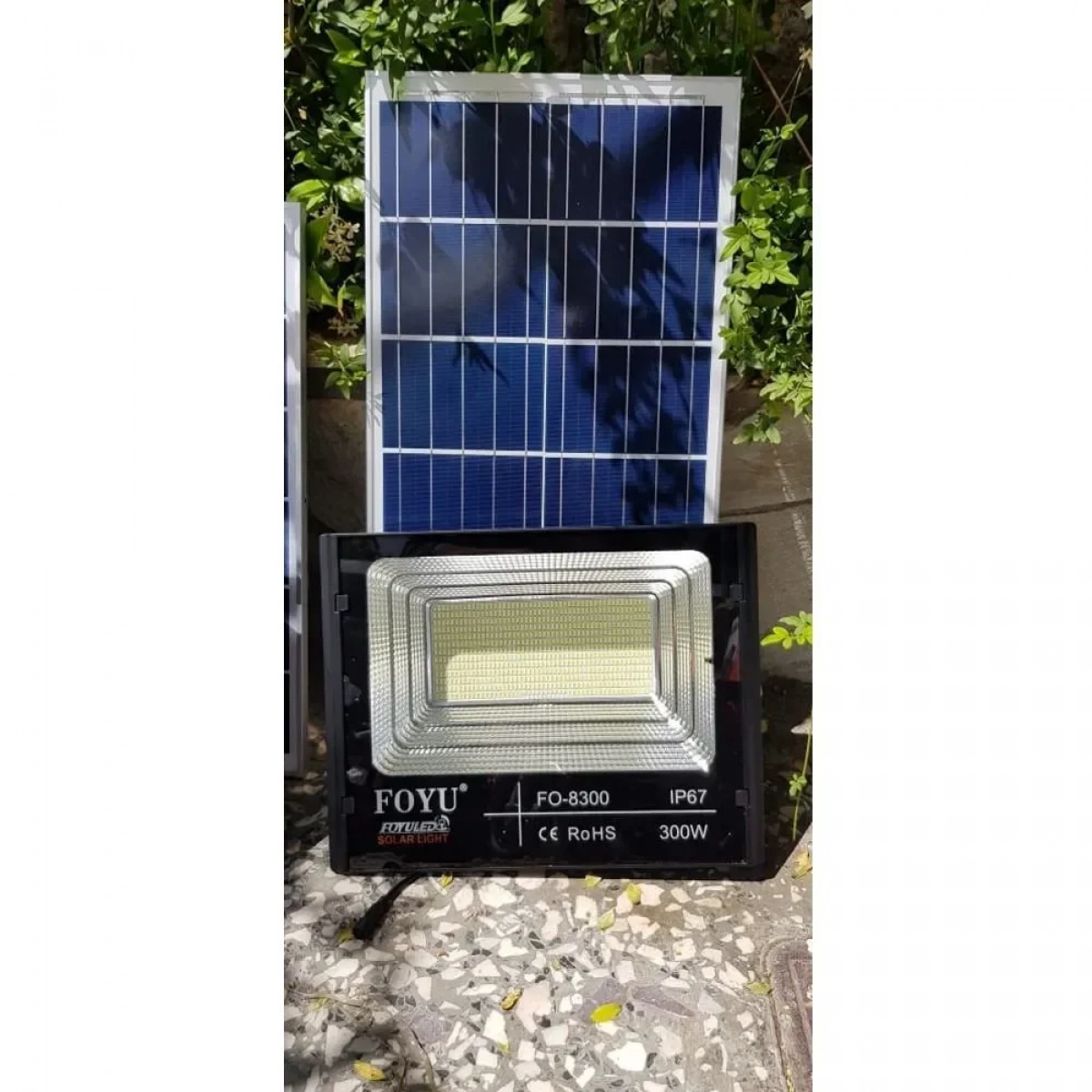 Ηλιακό πάνελ με προβολέα LED – 100W – 6500K – Αδιάβροχος – GD-8800L