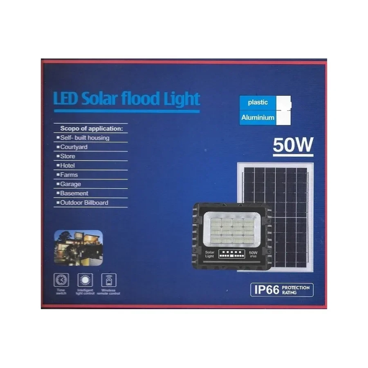 Ηλιακός Προβολέας 50 watt GD-8550 GDPLUS