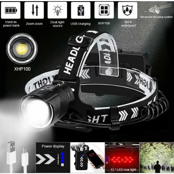 Φακός κεφαλής headlamp p-50