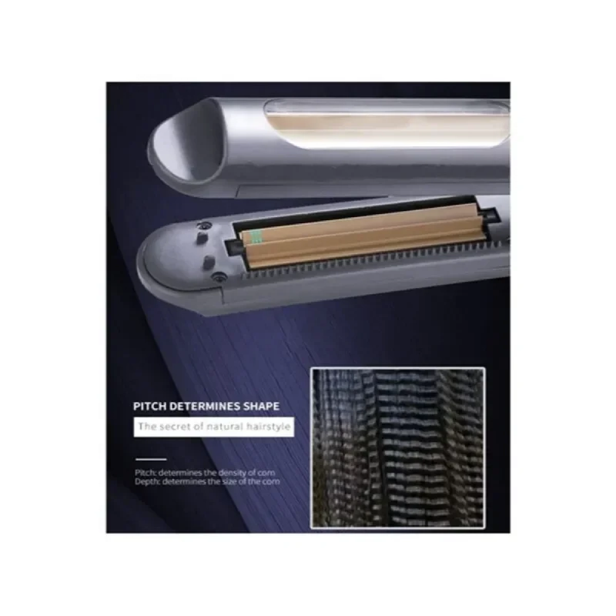 Kemei Multistyler KM-1226 Πρέσα Μαλλιών με Κεραμικές Πλάκες 45W