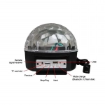 Φωτιζόμενη Nτισκομπάλα Φωτορυθμικό DJ Disco Party Crystal Ball LED RGB DB16