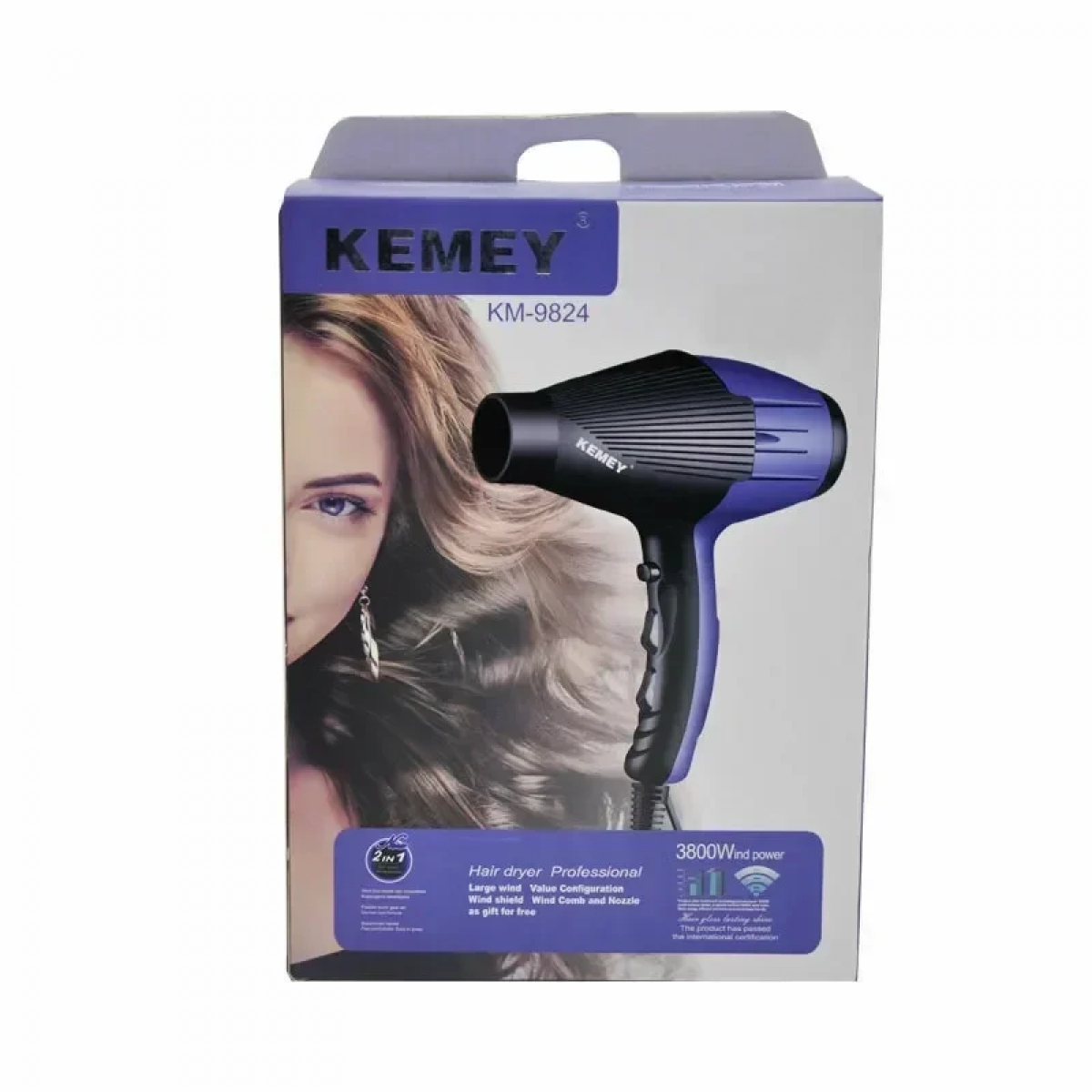Πιστολάκι μαλλιών – 3800W - KM-9824 – Kemei