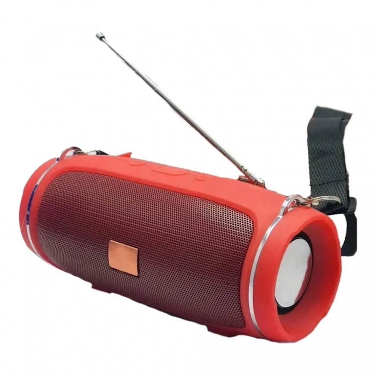 Mini4+ Ηχείο Bluetooth 6W με Ραδιόφωνο και 6 ώρες Λειτουργίας Red