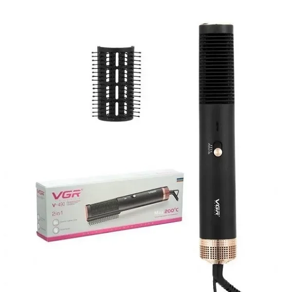 Βούρτσα πιστολάκι Vgr V-490 1200W Μαύρο
