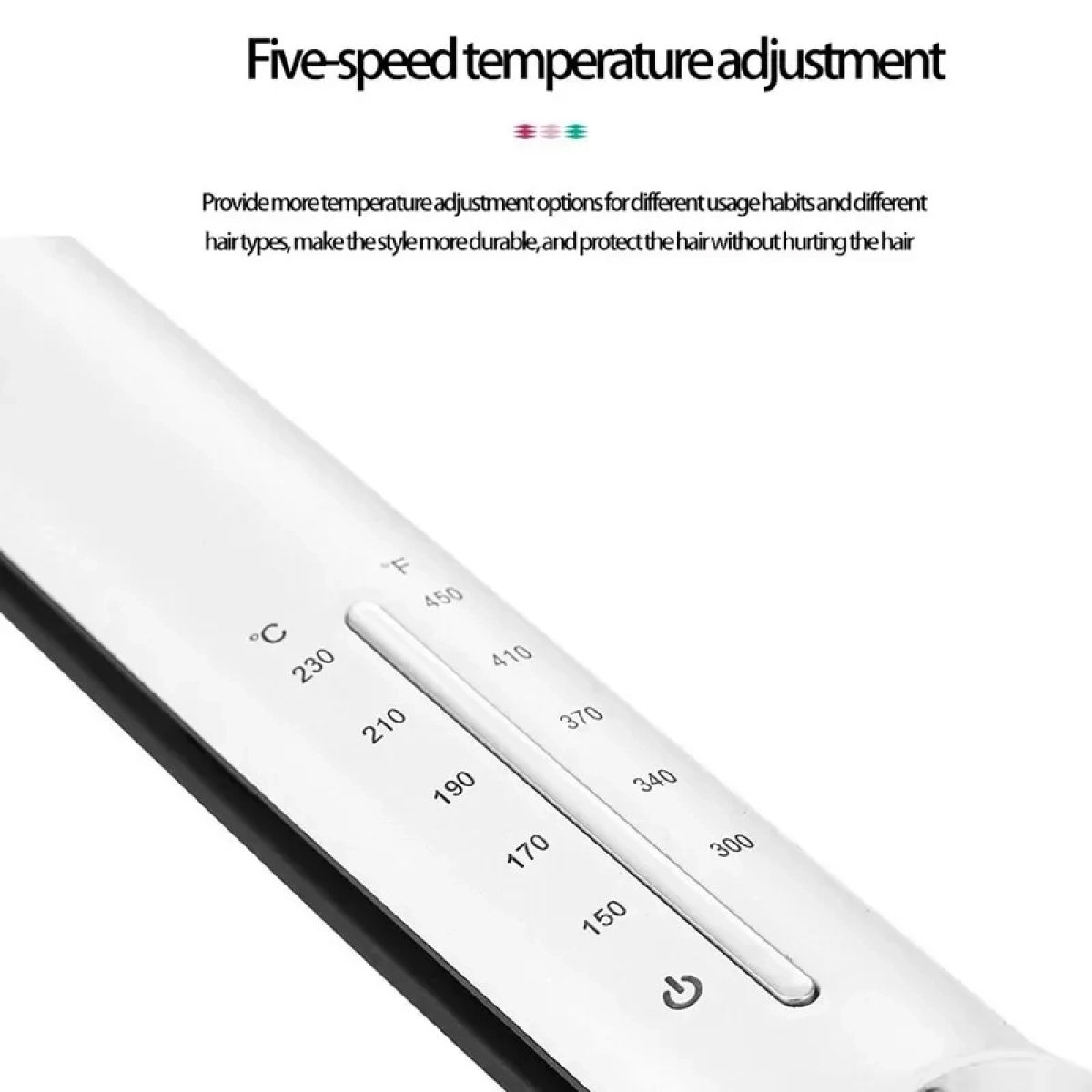 VGR V-566 Ισιωτικό Μαλλιών Λευκό