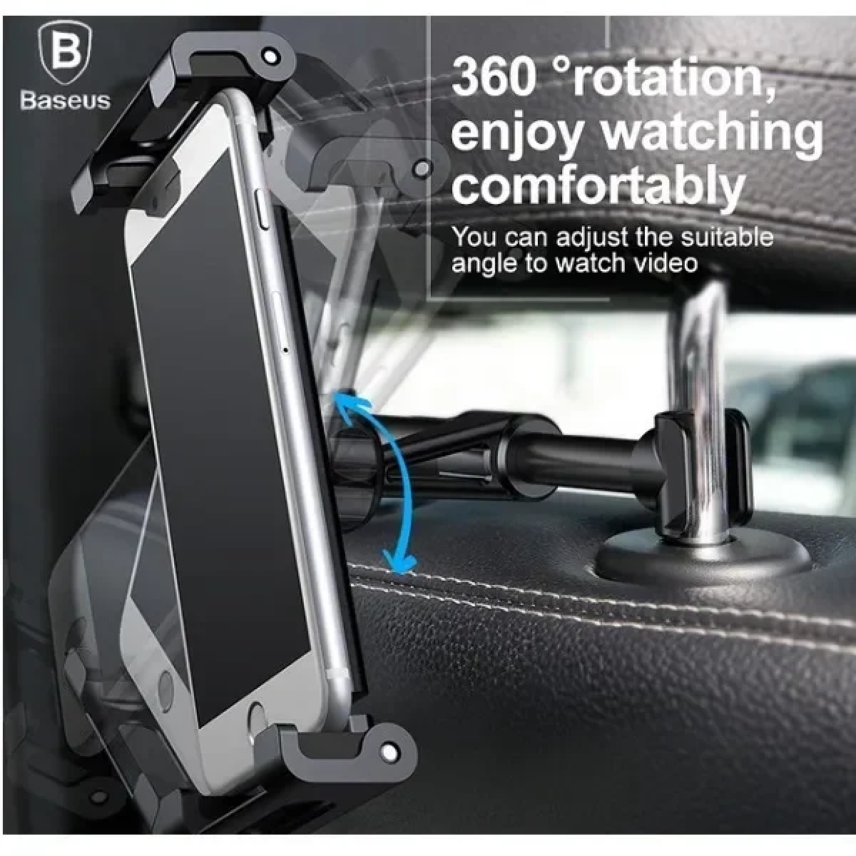 Βάση Κινητού και Tablet Αυτοκινήτου Car HeadRest Mount με Κλιπ 38418