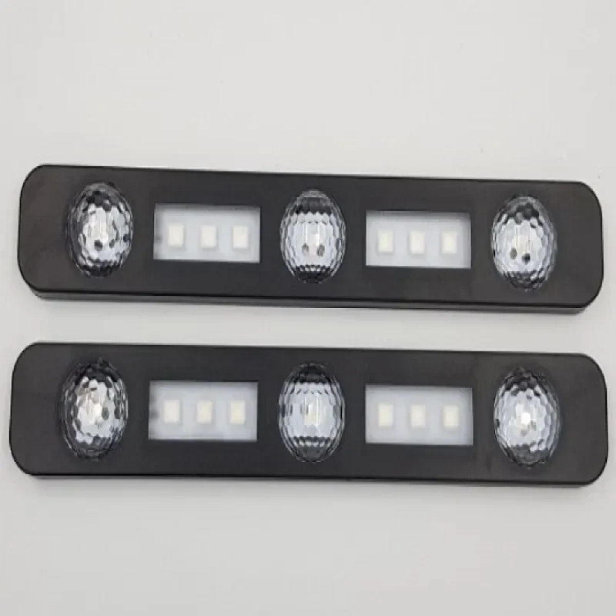 LED εσωτερικά φώτα αυτοκινήτου 2 τεμάχια με τηλεχειριστήριο