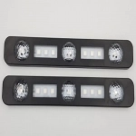 LED εσωτερικά φώτα αυτοκινήτου 2 τεμάχια με τηλεχειριστήριο