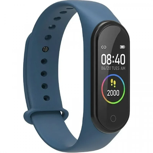 Smart Band Activity Tracker Έξυπνο βραχιόλι Bluetooth με Παλμογράφο Ezra SW12 Μπλε