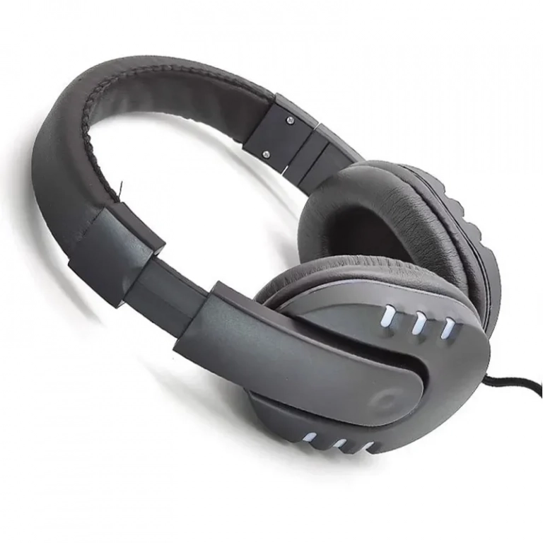 Ακουστικά κεφαλής Gaming 3.5mm με μικρόφωνο και φώτα RGB Ezra GE07