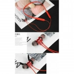 Ασύρματα sport headphones με μικρόφωνο και μαγνήτη Ezra BW11 Κόκκινο