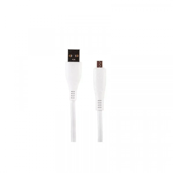 Καλώδιο Φόρτισης και Μεταφοράς Δεδομένων USB σε Micro-Usb 1.2m Ezra DC49 Λευκό