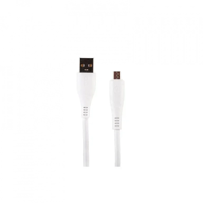 Καλώδιο Φόρτισης και Μεταφοράς Δεδομένων USB σε Micro-Usb 1.2m Ezra DC49 Λευκό