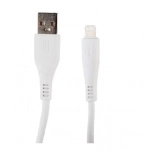 Καλώδιο Φόρτισης και Μεταφοράς Δεδομένων USB σε Lightning 1.2m Ezra DC49 Λευκό