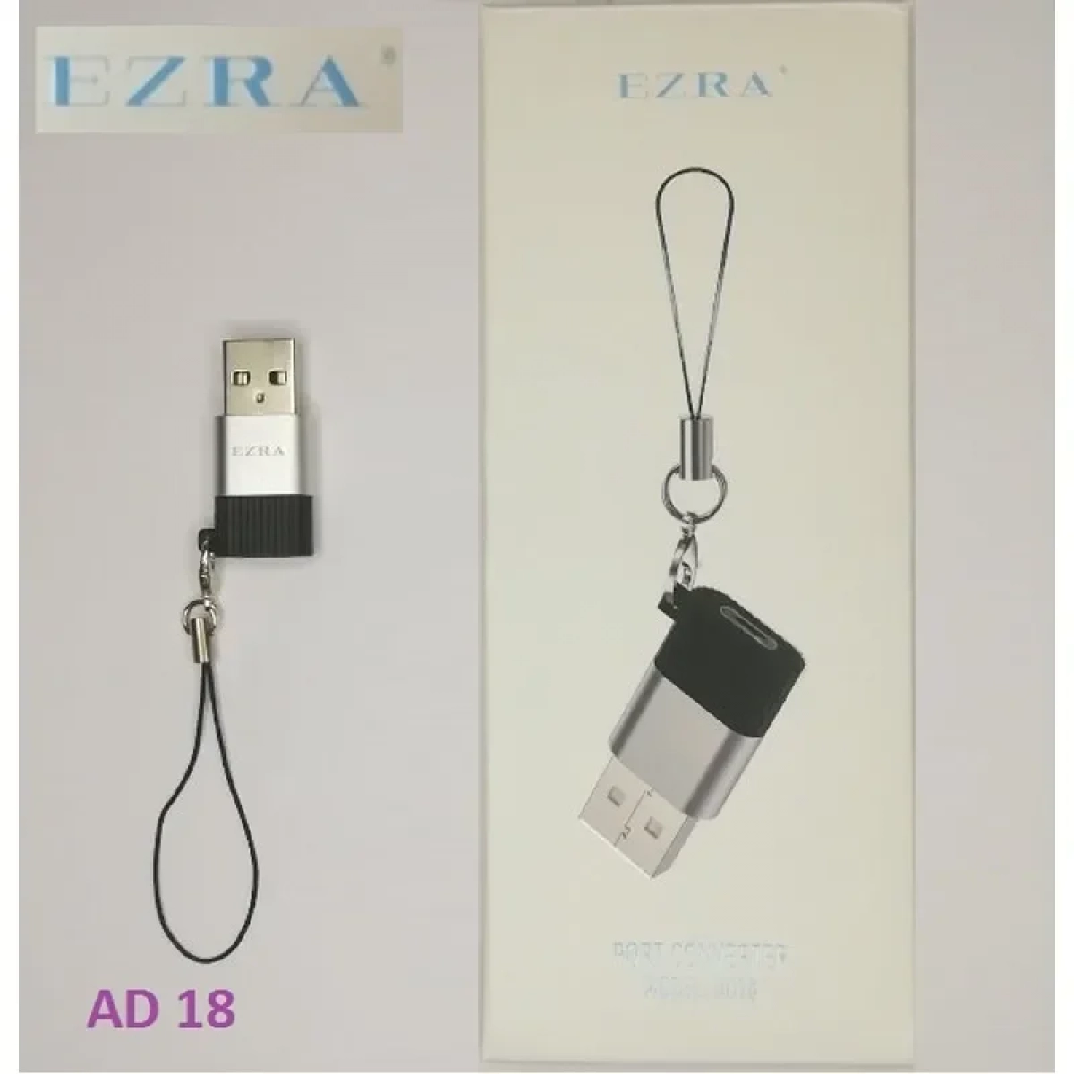 Μετατροπέας θύρας Type-C θηλυκό σε USB 2.0 αρσενικό Ezra AD18 - Image 3