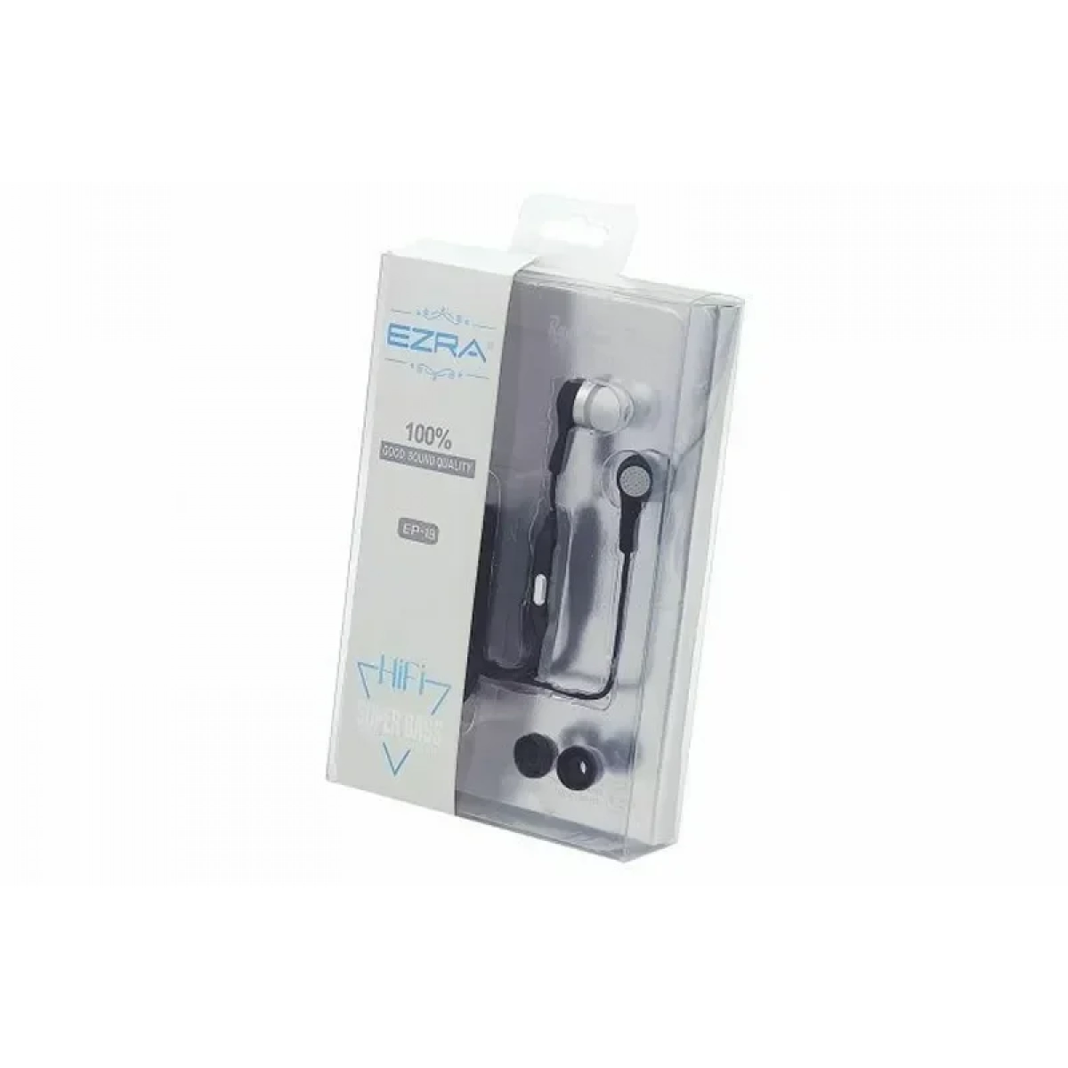 Ενσύρματα Ακουστικά Earbuds Handsfree με Βύσμα 3.5mm EZRA EP19 Μαύρα