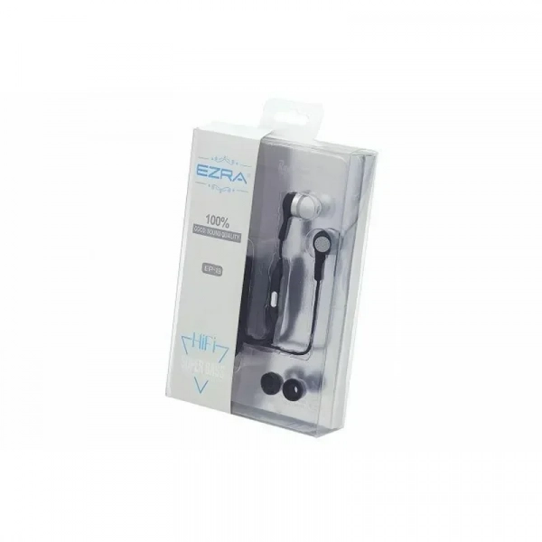 Ενσύρματα Ακουστικά Earbuds Handsfree με Βύσμα 3.5mm EZRA EP19 Μαύρα