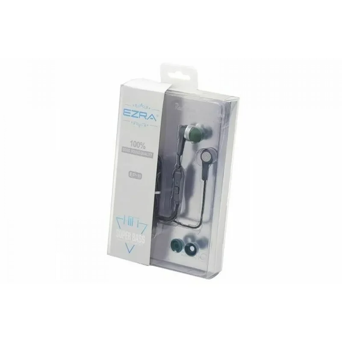 Ενσύρματα Ακουστικά Earbuds Handsfree με Βύσμα 3.5mm EZRA EP19 Πράσινα - Image 2