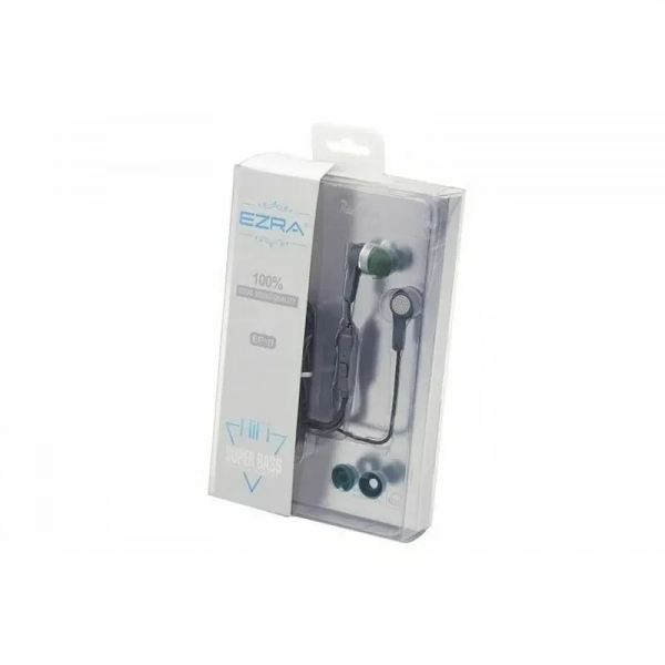Ενσύρματα Ακουστικά Earbuds Handsfree με Βύσμα 3.5mm EZRA EP19 Πράσινα