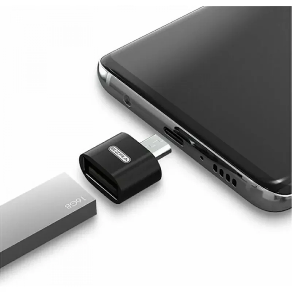 Προσαρμογέας – Αντάπτορας OTG USB σε Micro-USB Ezra OC04 Μαύρο