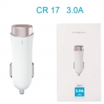 Φορτιστής αυτοκινήτου με 1 θύρα USB 3A Esdras CR17 Λευκό