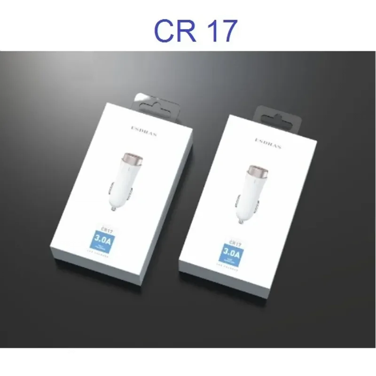 Φορτιστής αυτοκινήτου με 1 θύρα USB 3A Esdras CR17 Λευκό