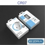 Φορτιστής αναπτήρα αυτοκινήτου 5V 2.1A με 2 θύρες usb Ezra CR07 Λευκό
