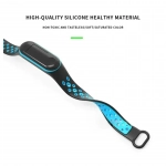 Ψηφιακό ρολόι (smart watch) με οθόνη αφής LED χρώματος μαύρο-γαλάζιο Ezra SW45