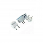 Παγκόσμιος Ταξιδιωτικός USB Φορτιστής Πρίζας 2.1A Ezra HC18 Άσπρος