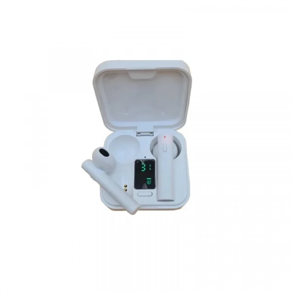 Ασύρματα Ακουστικά Bluetooth με Βάση Φόρτισης Ezra TWS17 Λευκό